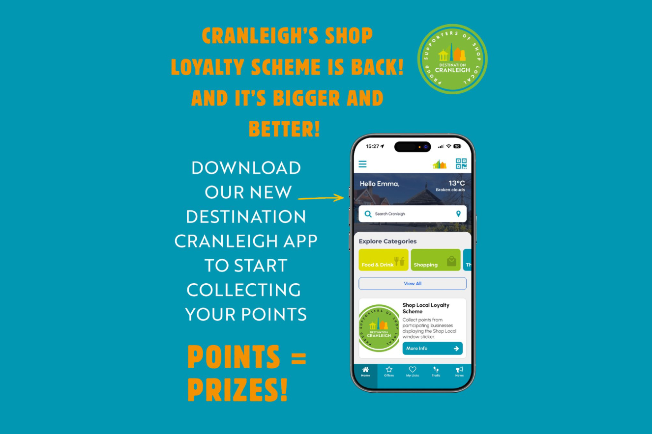 Destination Cranleigh Loyalty App
